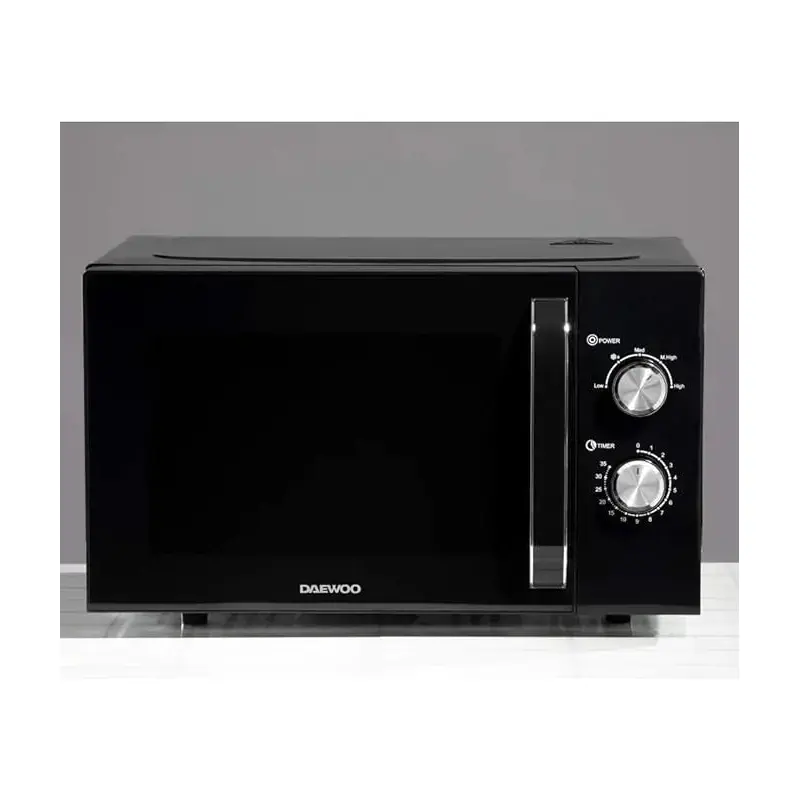 Daewoo SDA2085 - Black 23L Microwave - 800W - Manual Control