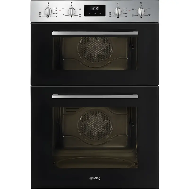 Smeg DOSF400B - Stainless Steel Double Ovens - 105L Capacity - A Energy Rating