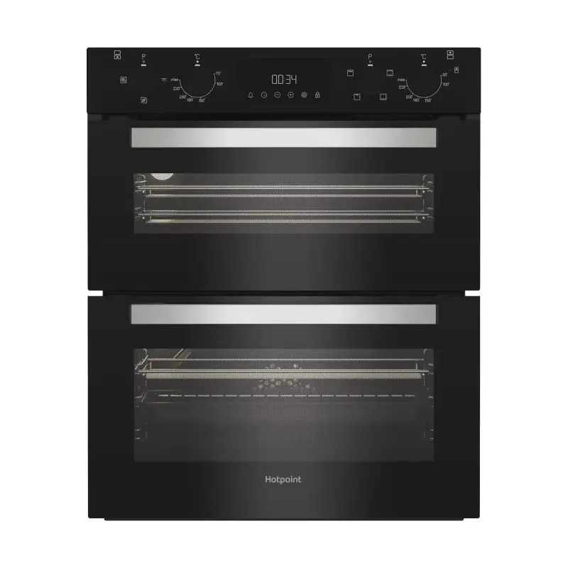 Hotpoint DUH 10D B- Black Double Oven - 86L - A Energy