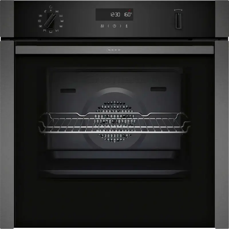 Neff B6ACH7AG7B - Graphite Single Oven - 71L - A+ Energy