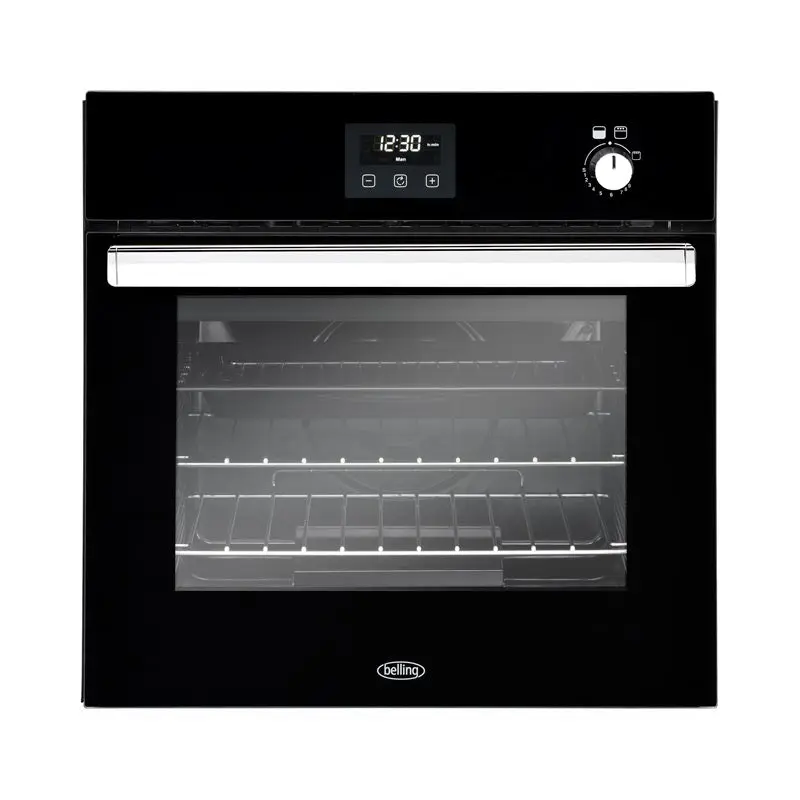 Belling BI602G BLK 444444792 - Black Built in Gas Single Oven - A energy
