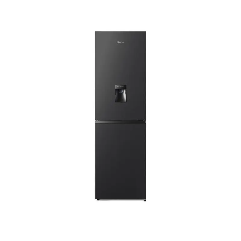 Hisense RB327N4WBE - Black Freestanding Frost Free Fridge Freezer - E energy