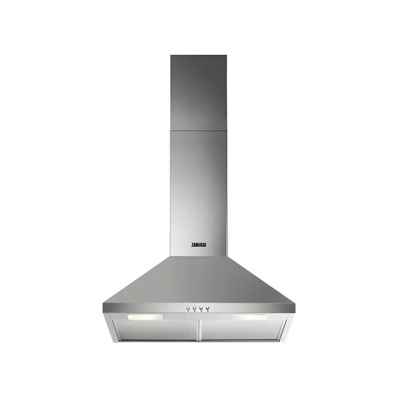 Zanussi ZFCT16X - Stainless Steel Chimney Hood - 60cm - D Energy Rating