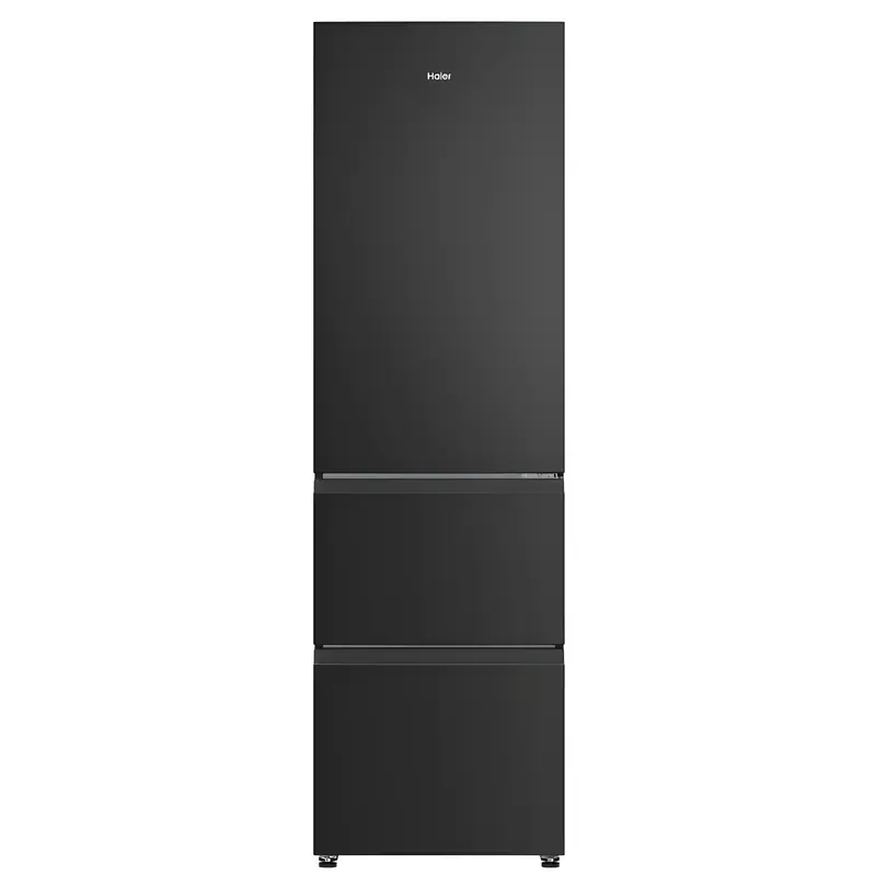 Haier HTR3518ENMTK - Black Fridge Freezer - 303L Total No Frost