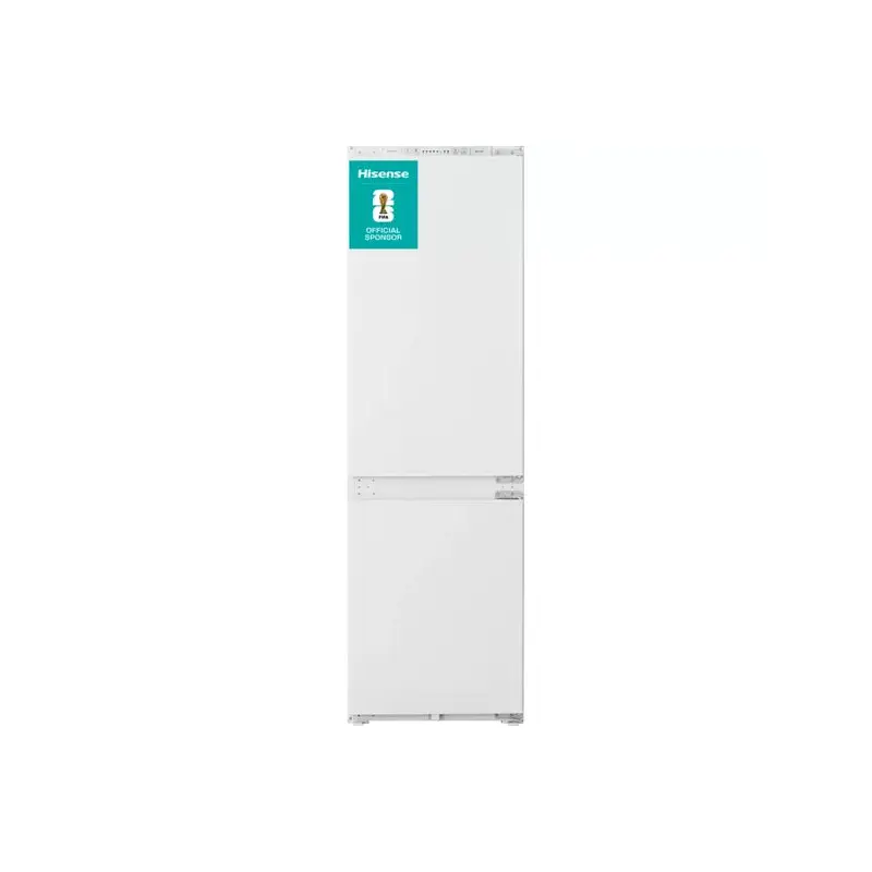 Hisense RIB312F4AWE 177cm High 70/30 Integrated Frost Free Fridge Freezer with Sliding Door Fixing Kit - White - E Rated