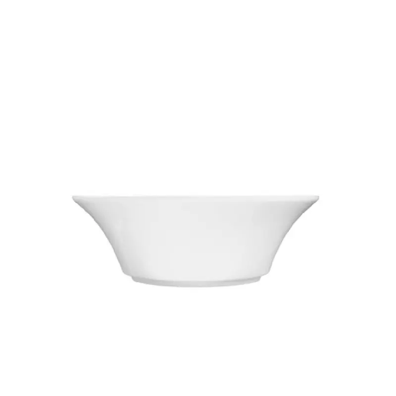 Fortessa ALU-00-214 55oz Dishwasher Safe White Oko Flared Bowl