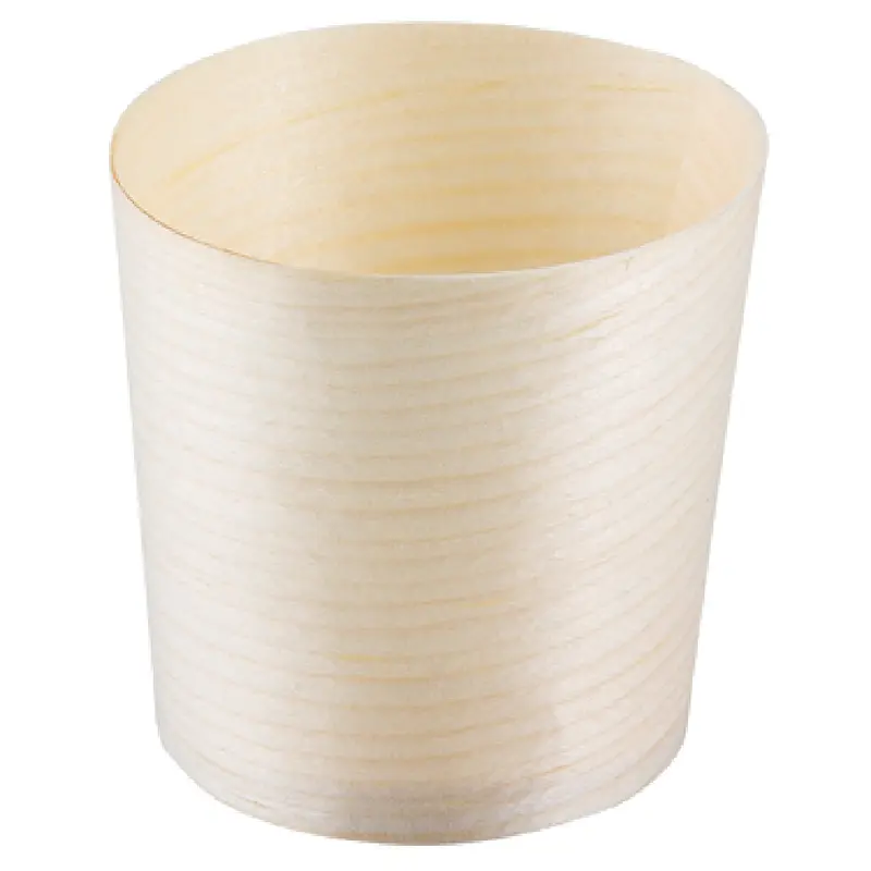 Tablecraft BAMDCP2 2 Oz Eco-Friendly Biodegradable Wood Disposable Cup Pack of 12