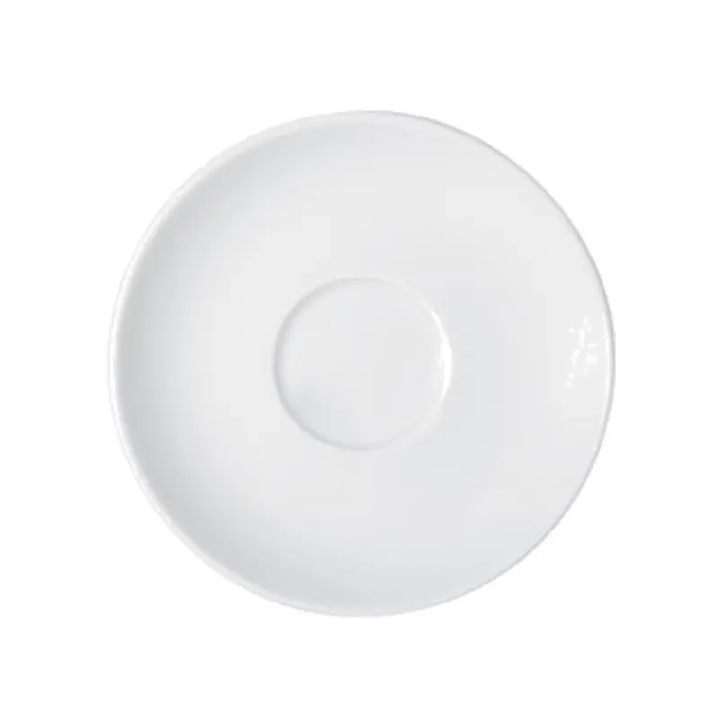 BauscherHepp 143000 6 Inch Saucer Porcelain White - for 6.6 Oz Cup