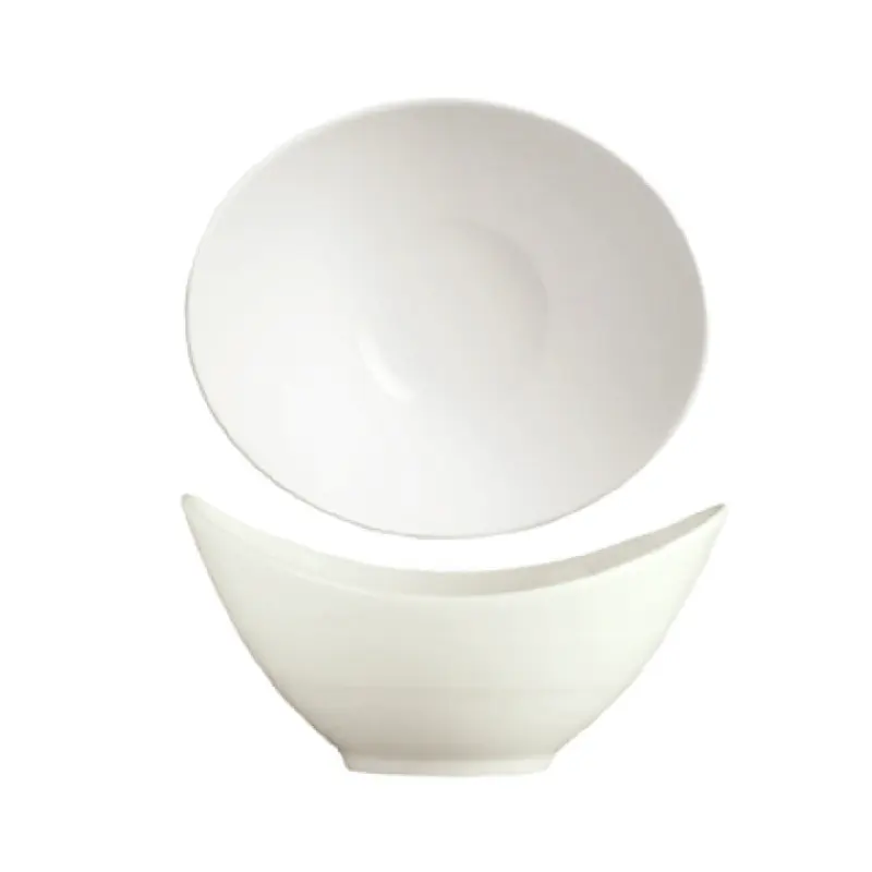Libbey 987659320 39-1/2 Oz Oval Bowl Porcelain for Foodservice