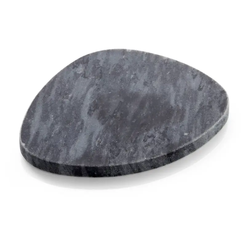 BauscherHepp 53.0134.0304 5.1 Inch Plate Free Form Black Marble Ceramic