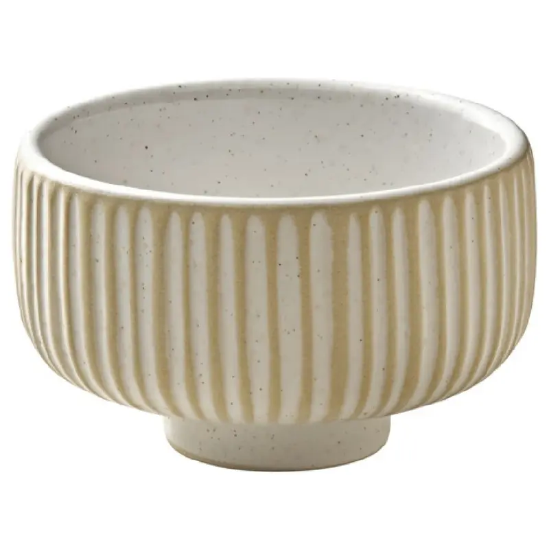 Libbey 701355891000582 4.1 Oz Bowl Round White Stoneware with Dishwasher Safe