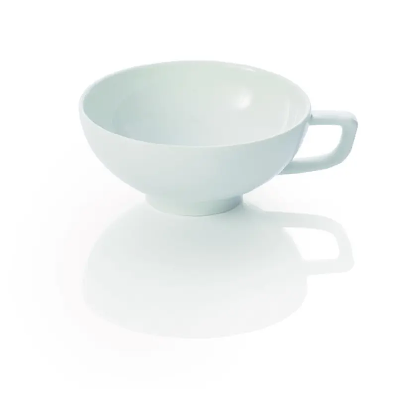 BauscherHepp 52.1005.5020 8.1oz Tea Cup Porcelain White Non-stackable