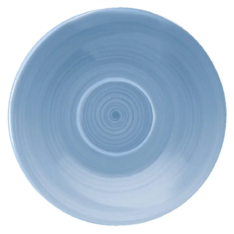 BauscherHepp 716909-820302 4-7/10 Inch Round Saucer Porcelain Ceramica Blue Decor