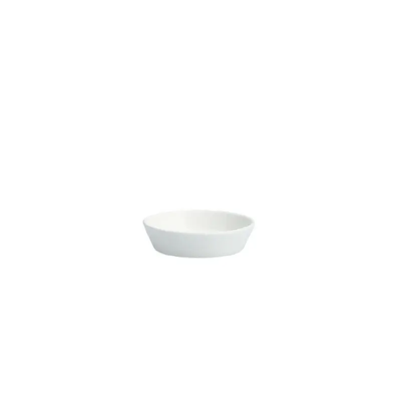 Fortessa 590147 3.5 Inch Shallow Dipping Bowl Porcelain White 48 Packs