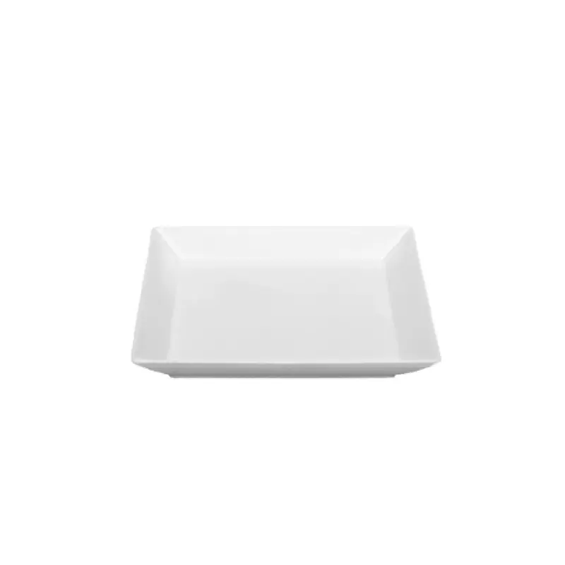 BauscherHepp 151814-360212 5-1/3 Inch Square Plate Coupe Porcelain
