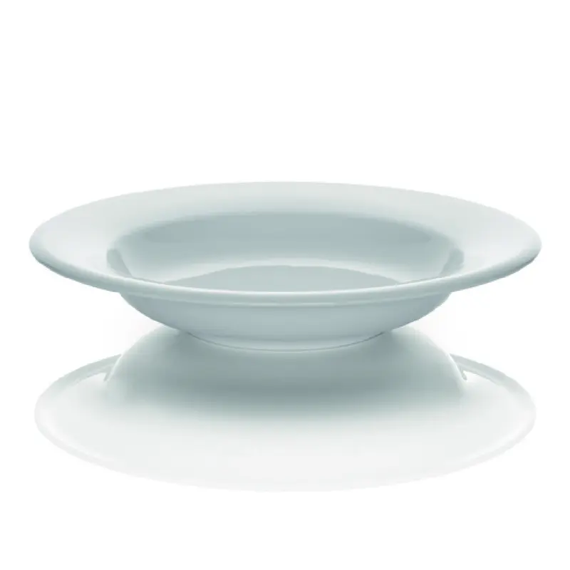 BauscherHepp 52.1001.0224 9.5 Inch Deep Plate White Porcelain - Round