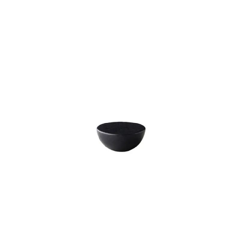 BauscherHepp QU35010 3.3 Inch Diameter Half-sphere Bowl Black Studio Raw