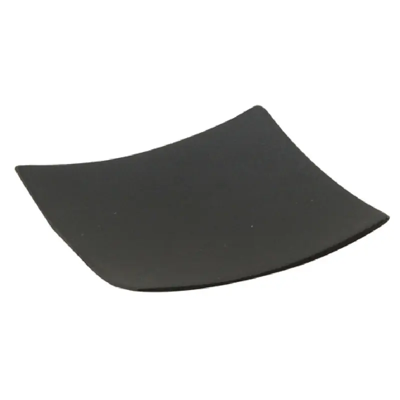 Tablecraft BAMDSBK2 1/2 Oz Disposable Dish Bamboo Square Black - 48 Packs