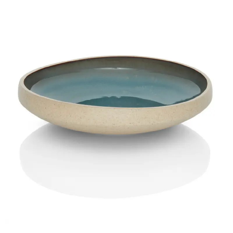 BauscherHepp 53.0004.0120 8.3 Inch Coupe Bowl Round Lagoon Bright Ceramic