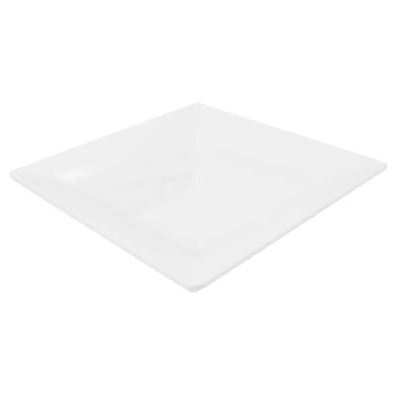 BauscherHepp T1972 30 Oz Square Bowl Melamine White Stackable