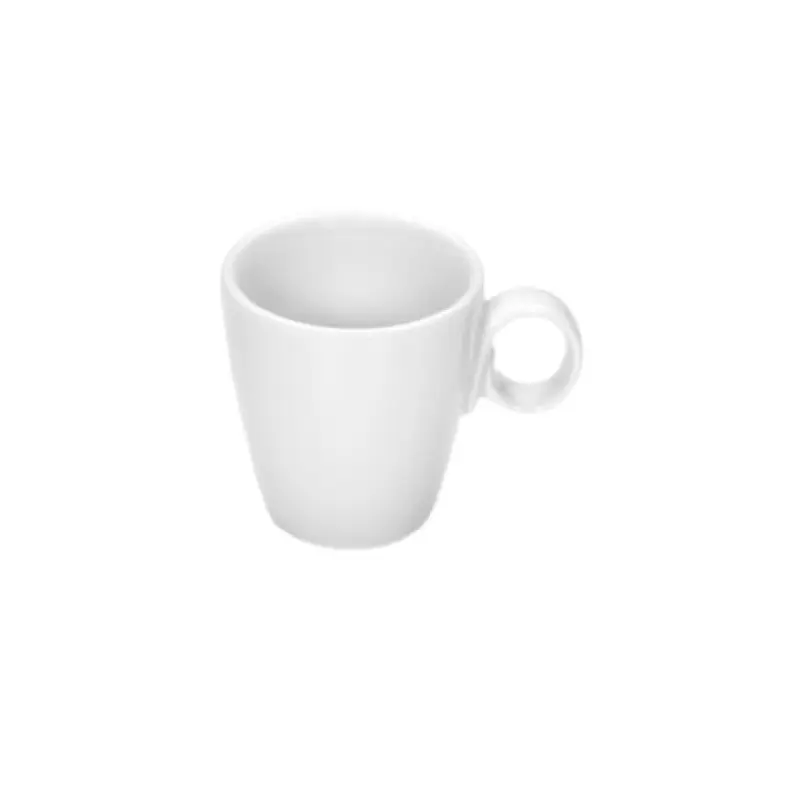 BauscherHepp 415258-730235 2.7 Oz Round Tall Cup Porcelain Blush Brown Dcor