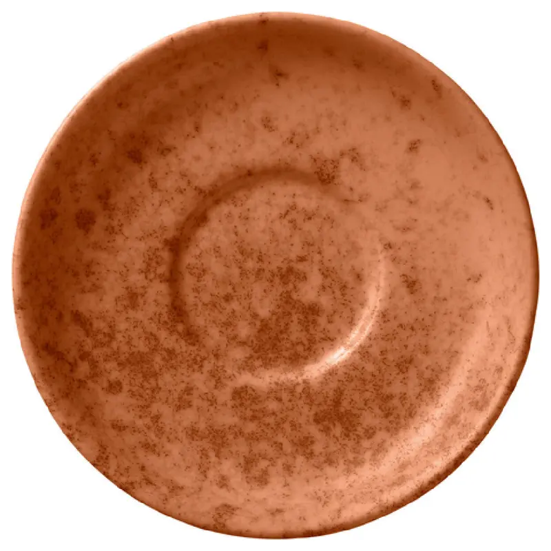 BauscherHepp 546920-425946 5.5 Inch Round Saucer Porcelain Sandstone Orange