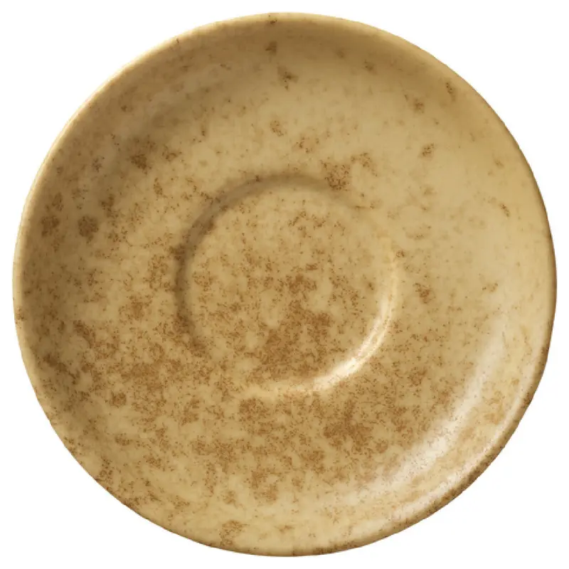 BauscherHepp 546920-426078 Round Saucer 5.5 Inch Porcelain Sandstone Yellow