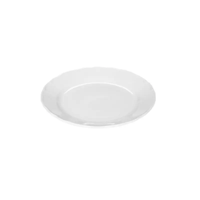 BauscherHepp 450019-320399 7.5 Inch Diameter Round Plate Flat Porcelain