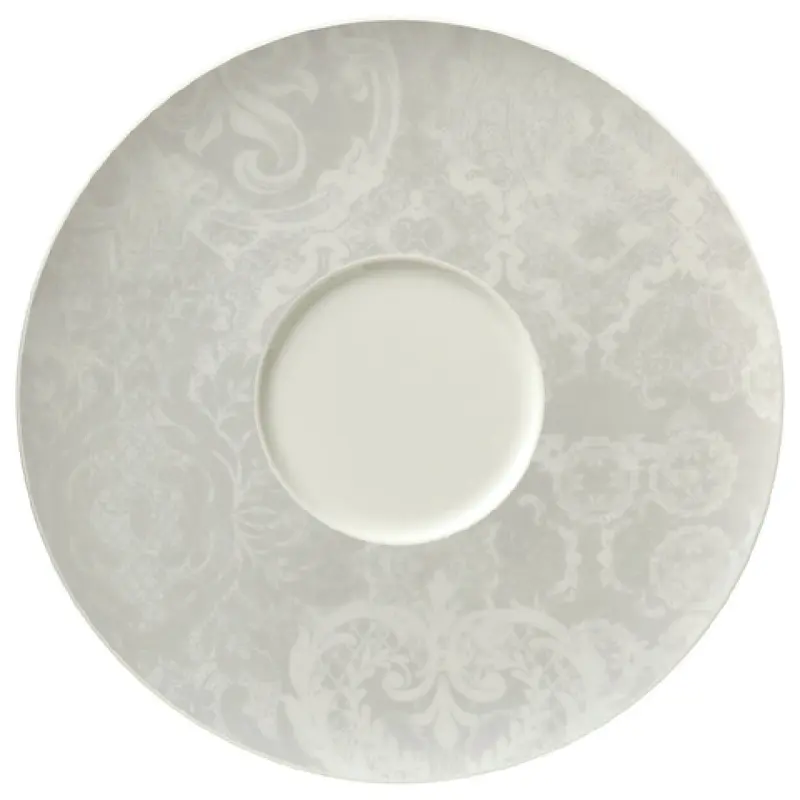 BauscherHepp 536908-329142 4-7/10 Inch Diameter Round Saucer Coupe Porcelain Lead Free