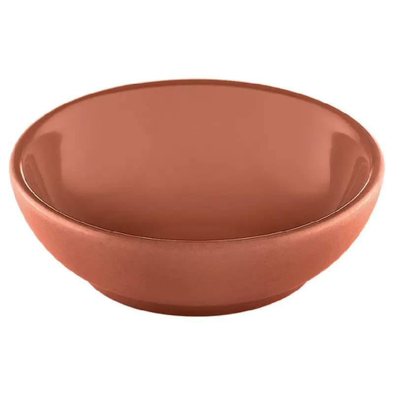 BauscherHepp 544060-700666 3.2 Inch Round Bowl 2.4 Oz Porcelain Sandstone Orange