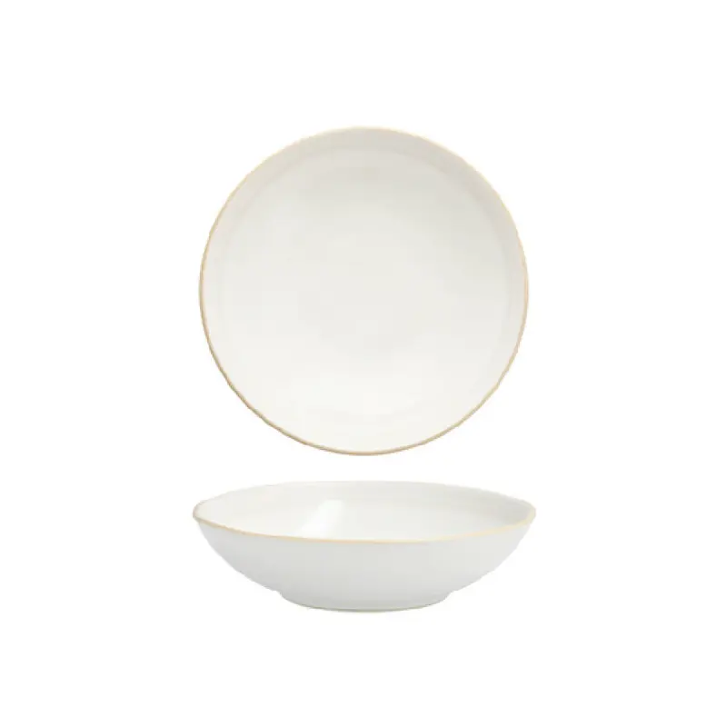 Fortessa 8100.BORDO.IV.06 9 Inch Bordo Ivory Bowl Ceramic Dishwasher Safe