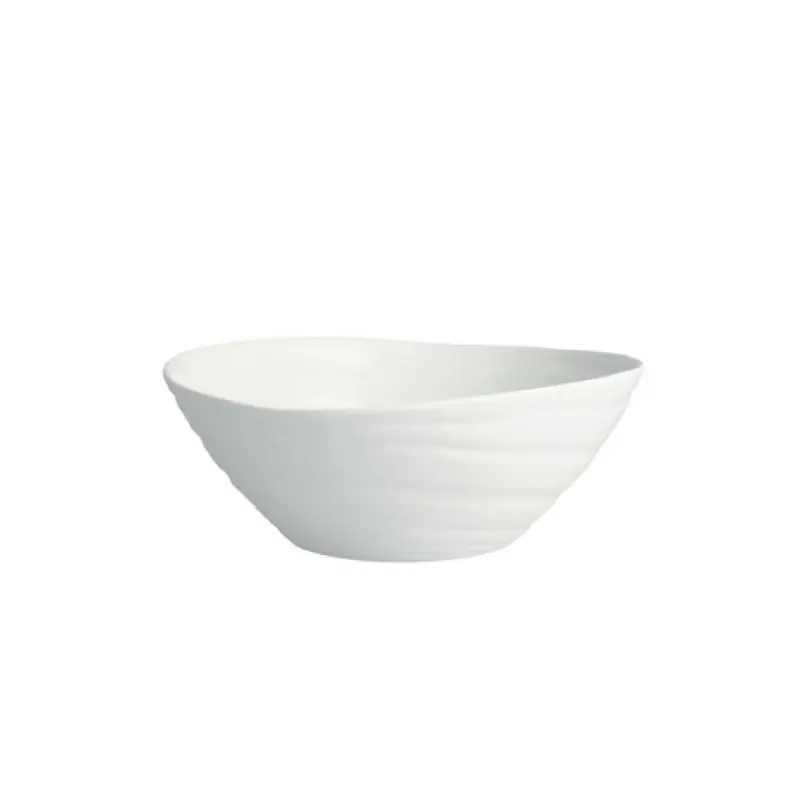 Fortessa DV.MD.FF6549W 7 Inch Dishwasher Safe Melamine Bowl White Finish