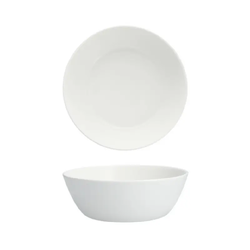 Fortessa 7300.FFD.11 62oz Bowl Non Embossed Dishwasher Microwave Safe White