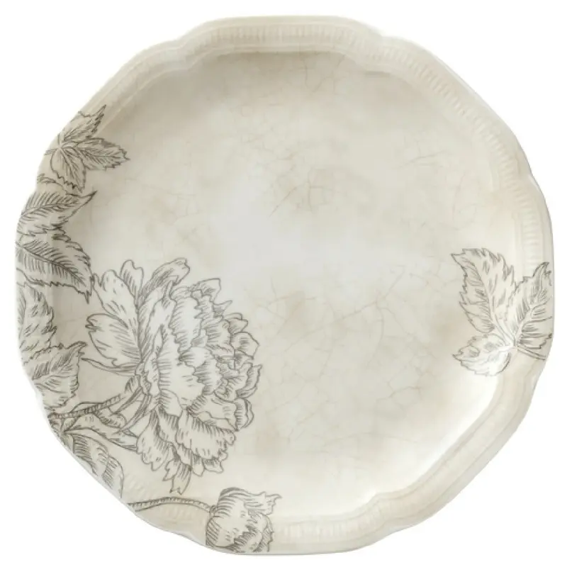 BauscherHepp 531271-426077 8-2/5 Inch Diameter Round Plate Coupe Porcelain