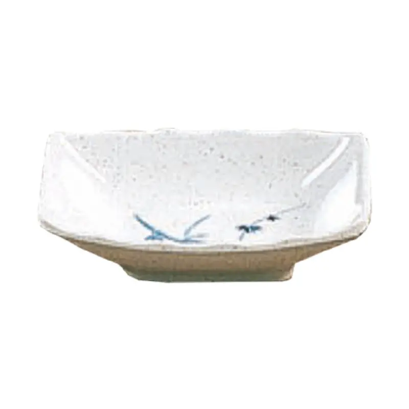 Thunder Group 0001BB 3-1/2 Inch 2 Oz Sauce Dish Break-resistant Melamine Blue Bamboo