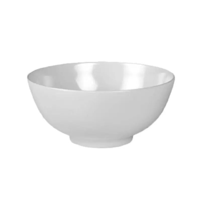 Thunder Group 5206TW 25 Oz Rice Bowl Round Break-resistant Melamine Imperial White