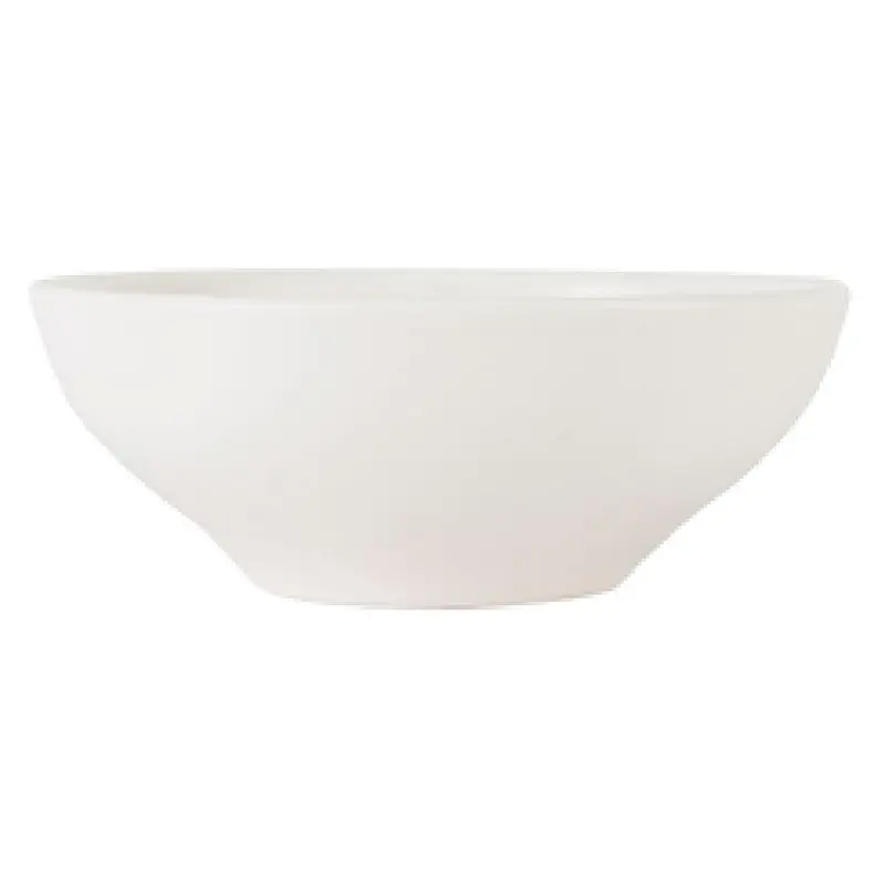 Tuxton VWB-150A 15 Oz Soup/Salad Bowl Round Embossed Lead-Free Porcelain Matte White