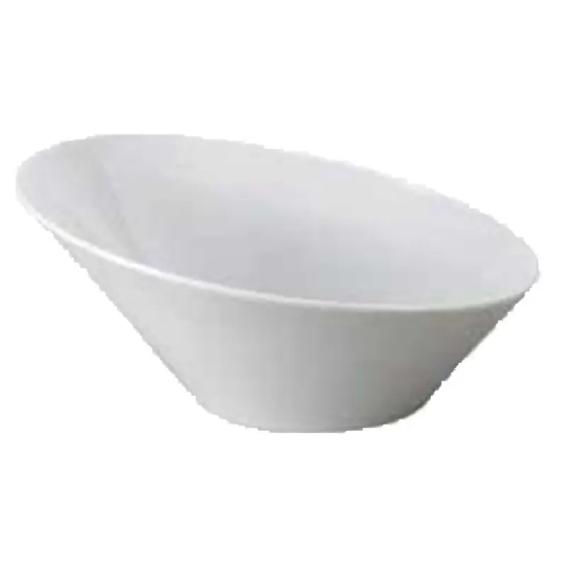 Vertex China ARG-IC7 16 Oz Inclined Bowl Bright White Durable China 3 Packs
