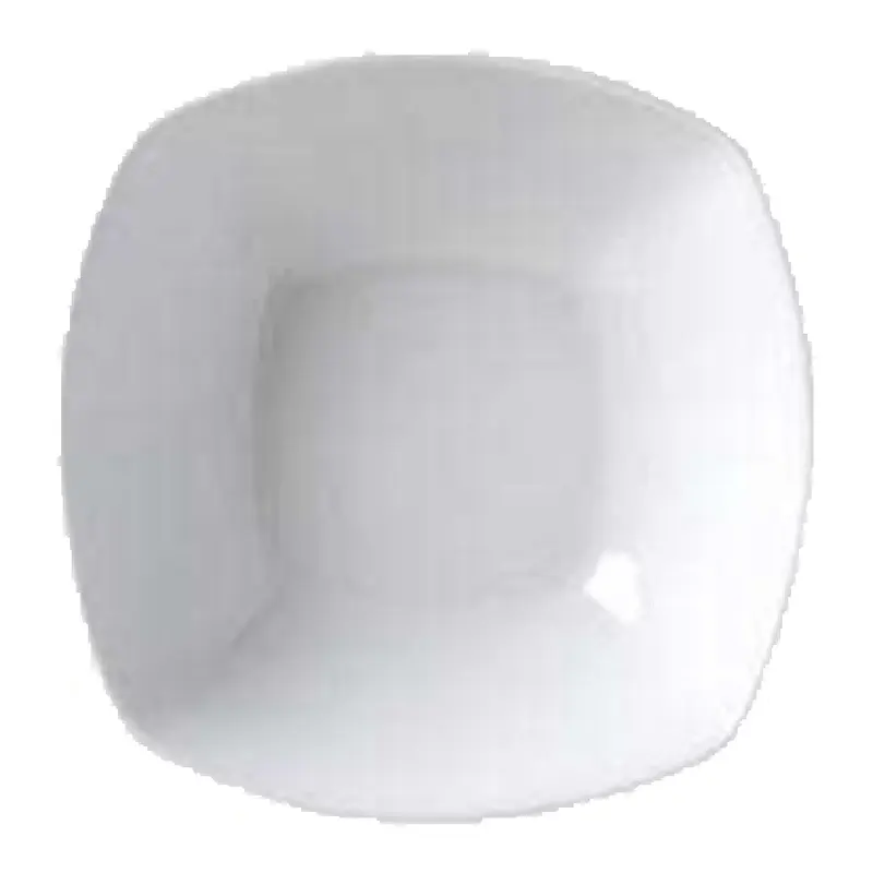 Vertex China ARG-SB6 6 Inch Square Bowl 16 Oz Deep Rolled Edge White