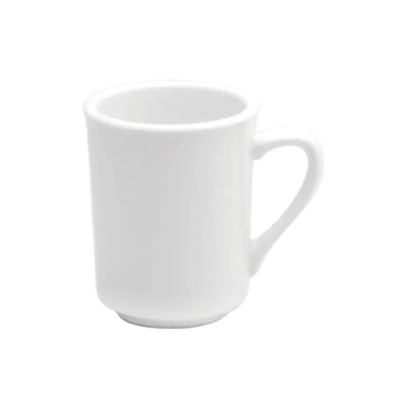 1880 Hospitality F9000000560 8 Oz Mug Porcelain Scratch and Mark Resistant Cream White