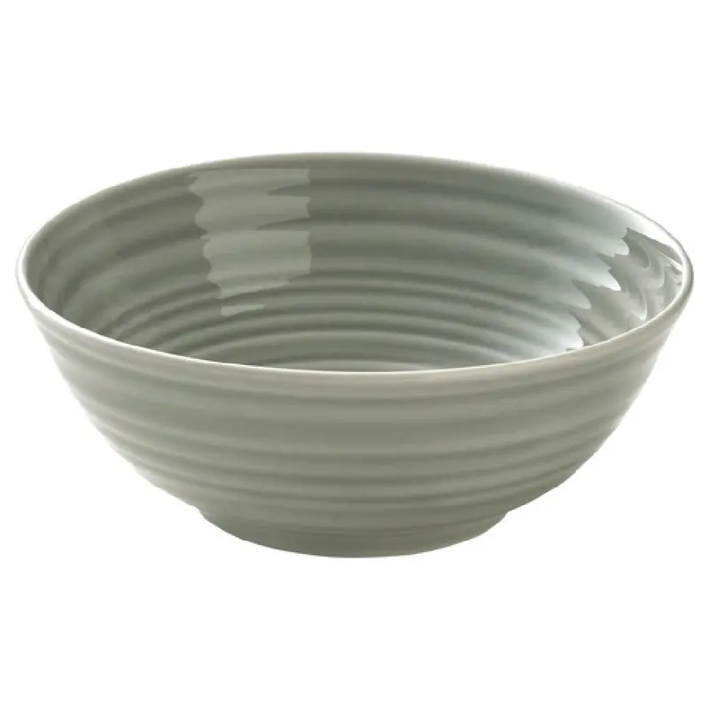 BauscherHepp 635716-A10000 6.2 Inch Round Bowl Porcelain Gray Country House