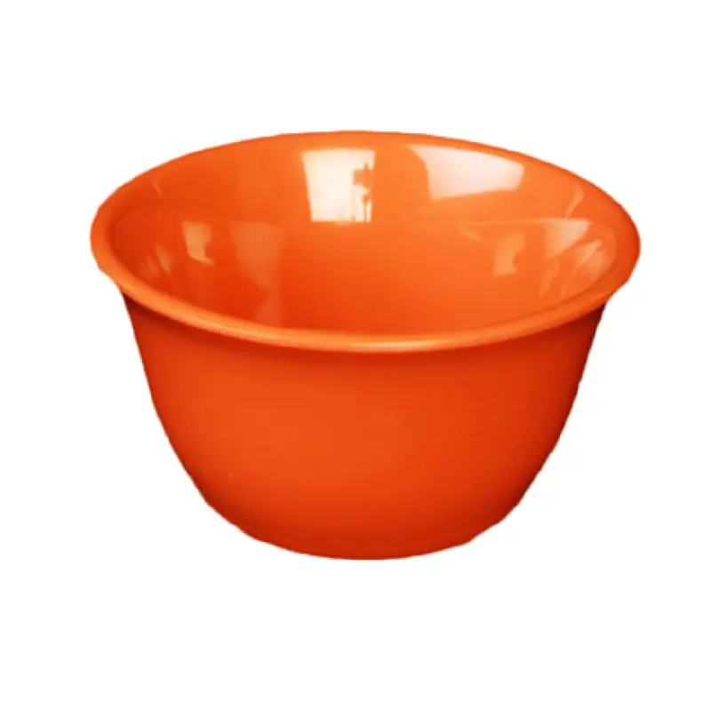 Thunder Group CR303RD 7 Oz Bouillon Cup Break Resistant Melamine Orange