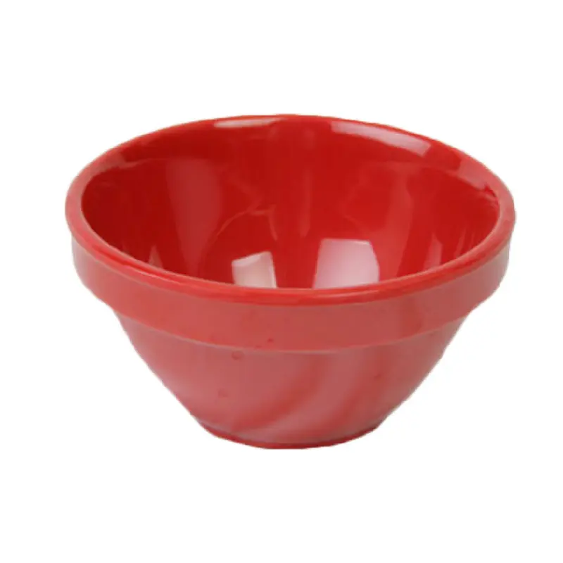Thunder Group CR313PR 8 Oz Bouillon Cup Break-resistant Dishwasher Safe Red Melamine