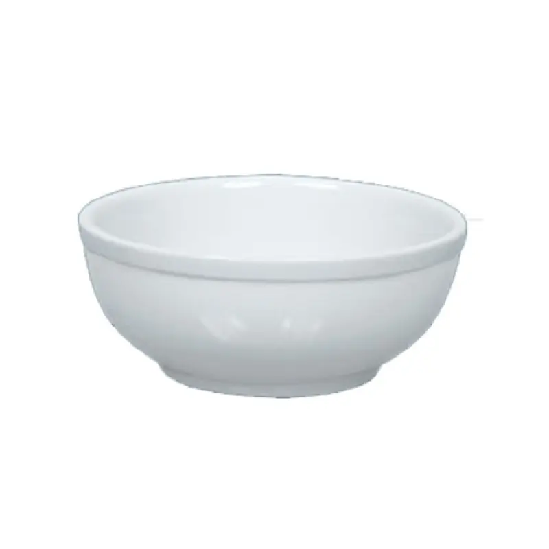 Yanco AC-18 15 Oz. Round Abco Nappie Porcelain Dishwasher Oven Microwave Safe
