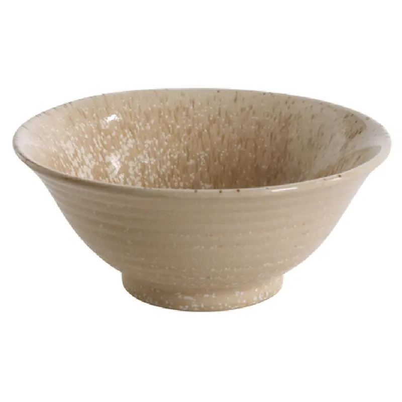 Yanco AG-3108 45 Oz Agate Noodle Bowl Round Porcelain Dishwasher Oven Safe