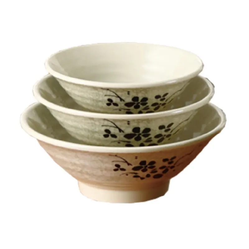 Yanco HO-5707 24 Oz Honda Soup Bowl Round Melamine Dishwasher Safe 7-1/2 Inch