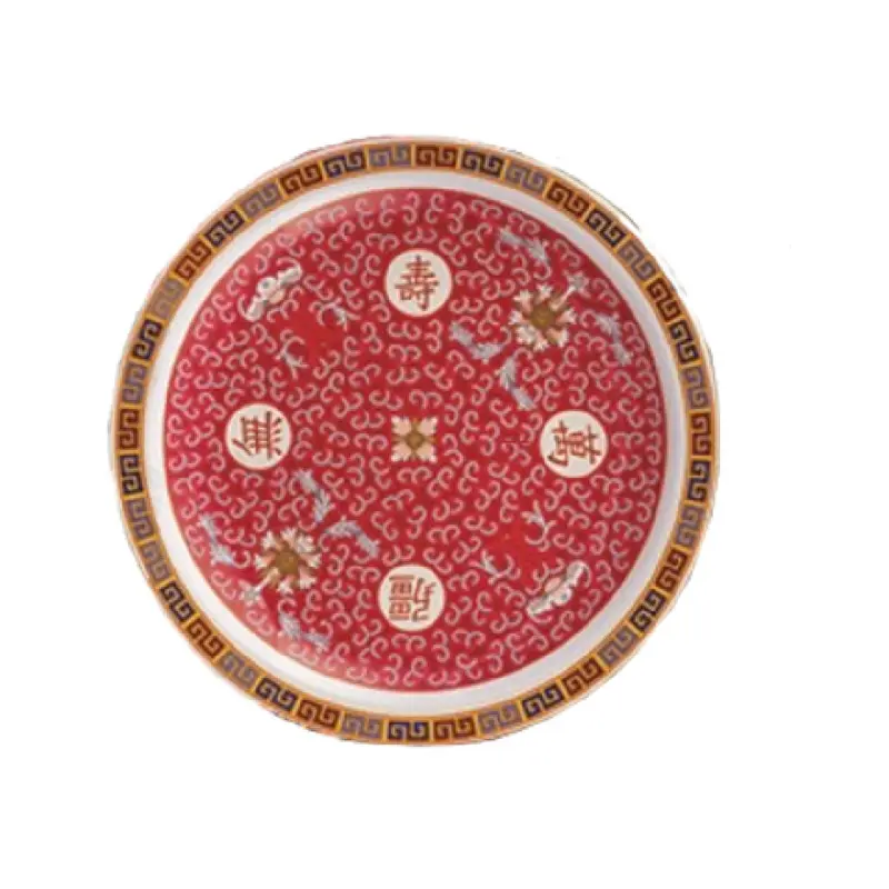 Yanco LG-1006 6 Inch Diameter Round Longevity Plate Dishwasher Safe Melamine