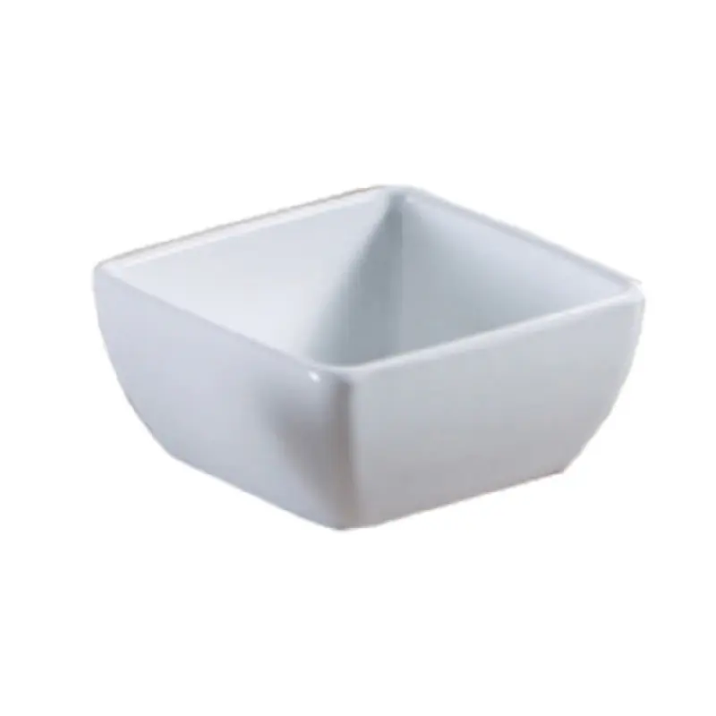Yanco VE-004 6 Oz Square Bowl Dishwasher Safe Melamine White 4 Dozen Cases