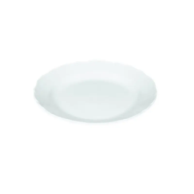 BauscherHepp 450021-321011 8.3 Inch Diameter Round Plate Porcelain with Flat Edge