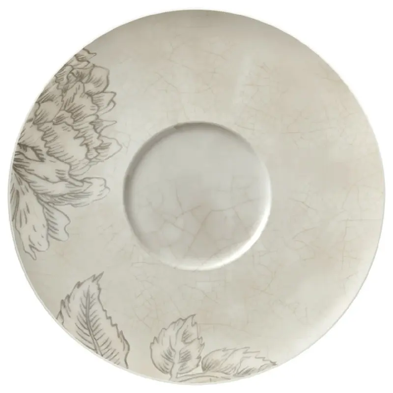 BauscherHepp 536933-426077 6-3/10 Inch Combi Saucer Round Porcelain Lead Free